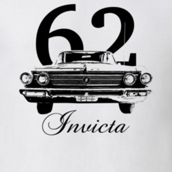 1962 Invicta Grill View With Year And Model Light Color T Shirt