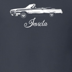 1962 Invicta Side View With Model Dark Color T Shirt