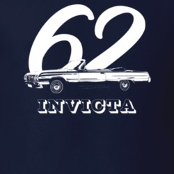 1962 Invicta Side View With Year And Model Dark Color T Shirt