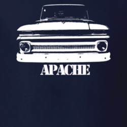 1964 C10 Apache Pickup Truck Grill View With Apache Model Name Navy T 