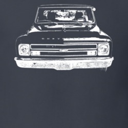 1968 C10 Pickup Truck Grill View Charcoalt T Shirt