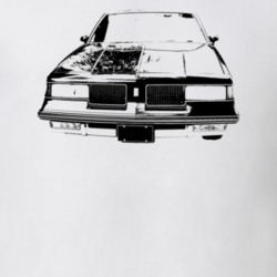 1987 Cutlass Grill View Light Color T Shirt