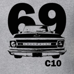 1969 C10 Apache Pickup Truck Grill View With Year And Model Name Heath