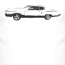 1969 MERCURY MONTEREY Side Black Graphic Light T Shirt