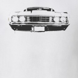 1969 MERCURY CYCLONE Grill Black Graphic Light T Shirt