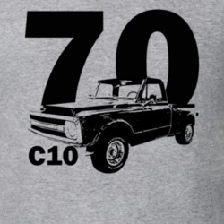 1970 C10 K10 Pickup Truck Stepside Side Vi With Year And Model Name He