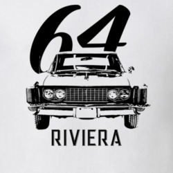1964 Riviera Grill View With Year And Model Light Color T Shirt