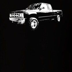 1993 S10 Side View Dark Color T Shirt