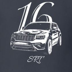 2016 Srt Side View With Year And Model Dark Color T Shirt