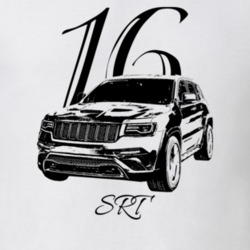 2016 Srt Side View With Year And Model Light Color T Shirt