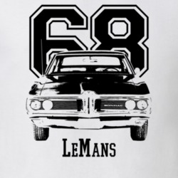 1968 Lemans Grill View With Year And Model Light Color T Shirt