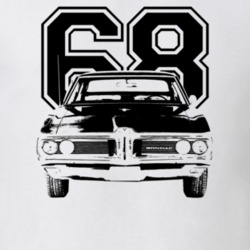 1968 Lemans Grill View With Year Light Color T Shirt