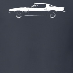 1977 Camaro Side View Charcoal Grey T Shirt