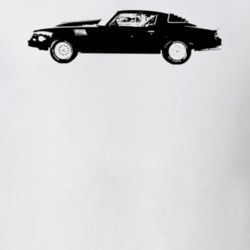 1978 Camaro Side View White T Shirt