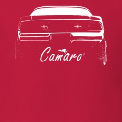 1978 Camaro Rear View With Model Name Red T Shirt