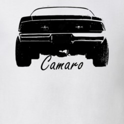 1978 Camaro Rear View With Model Name White T Shirt