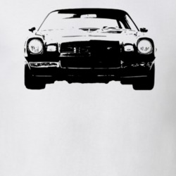1978 Camaro Grill View  White T Shirt