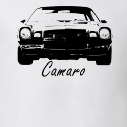 1978 Camaro Grill View With Model Name White T Shirt