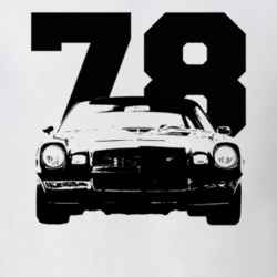 1978 Camaro Grill View With Year White T Shirt