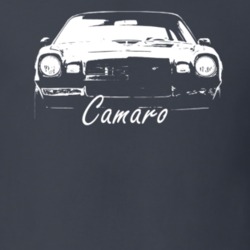 1978 Camaro Grill View With Odel Name Charcoal Grey T Shirt