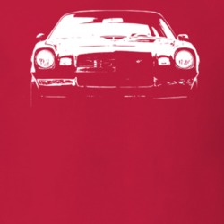 1978 Camaro Grill View Red T Shirt