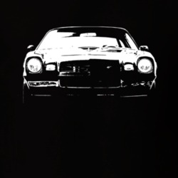 1979 Camaro Grill View Black T Shirt