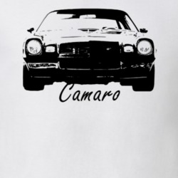1979 Camaro Grill View With Model Name White T Shirt