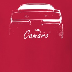 1979 Camaro Rear View With Model Name Red T Shirt