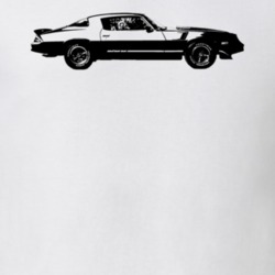 1980 Camaro Side View White T Shirt