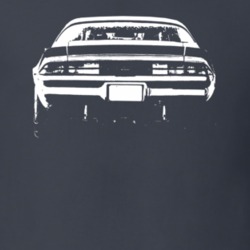 1980 Camaro Rear View Charcoal Grey T Shirt