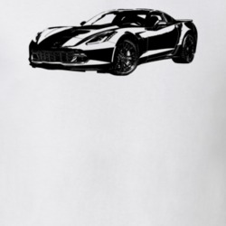 2017 Corvette Z06 Side View Light Color T Shirt