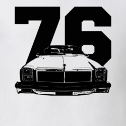 1976 Chevelle Grill View With Year White T Shirt