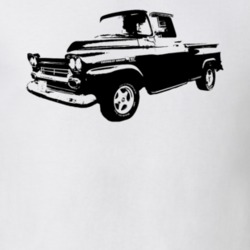 1959 K10 3/4 View White T Shirt