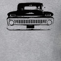 1963 K10 Apacche Pickup Truck Grill View Heather Grey T Shirt