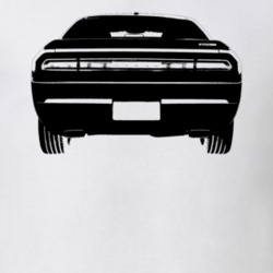 2009 Challenger Rear View White T Shirt