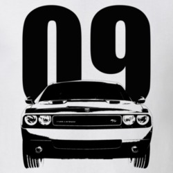 2009 Challenger Grill View With Year White T Shirt