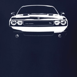 2009 Challenger Grill View Navy Blue T Shirt