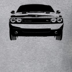 2009 Challenger Grill View Heather Grey T Shirt