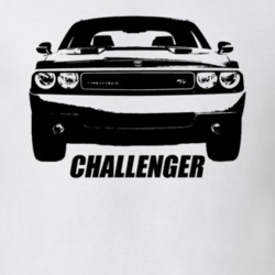2010 Challenger Grill View With Model Name White T Shirt