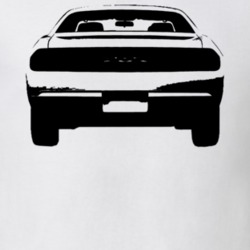 2011 Challenger Rear View White T Shirt