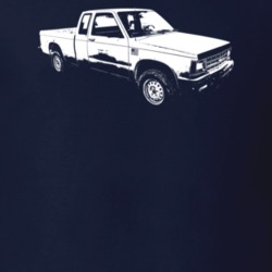 1986 S10 Side View Dark Color T Shirt