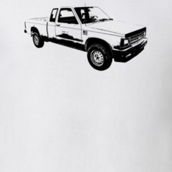 1986 S10 Side View Light Color T Shirt