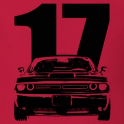 2017 Challenger Grill View With Year Red T Shirt