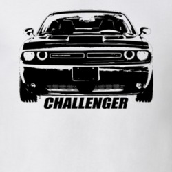 2017 Challenger Grill View With Model Name White T Shirt