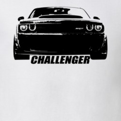 2018 Challenger Grill View With Model Name White T Shirt