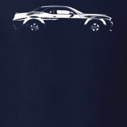 2018 Challenger Side View Navy Blue T Shirt