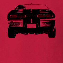 2016 Challenger Rear View Red T Shirt