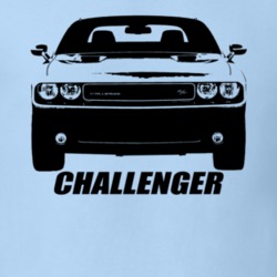 2014 Challenger Grill View With Year Light Blue T Shirt