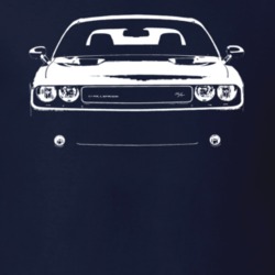 2014 Challenger Grill View Navy Blue T Shirt