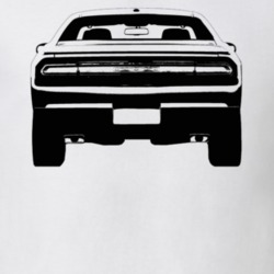 2013 Challenger Rear View White T Shirt